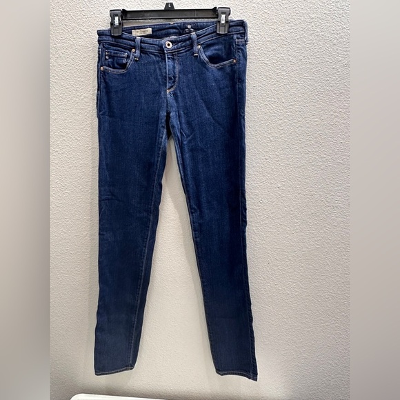 AG Adriano Goldschmied Womens Jeans Size 28 R Dark The Leggings Super Skinny - Picture 1 of 5